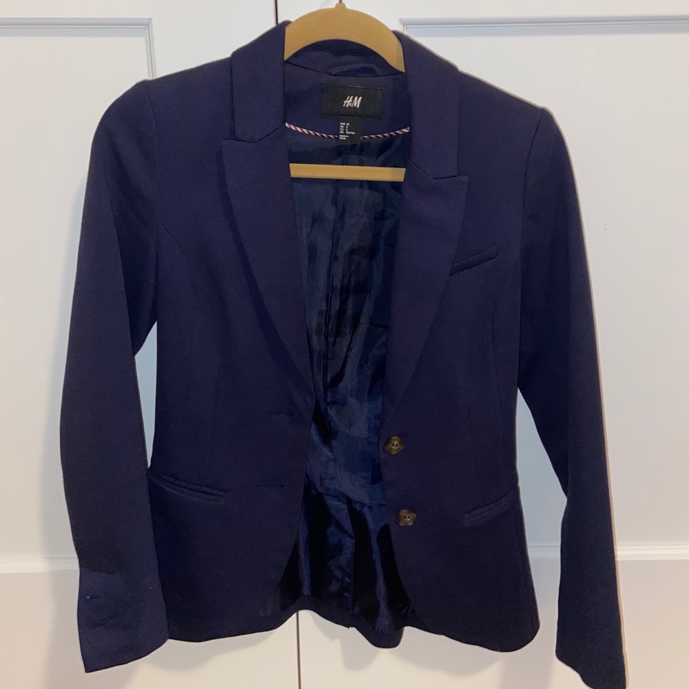 Navy blue blazer